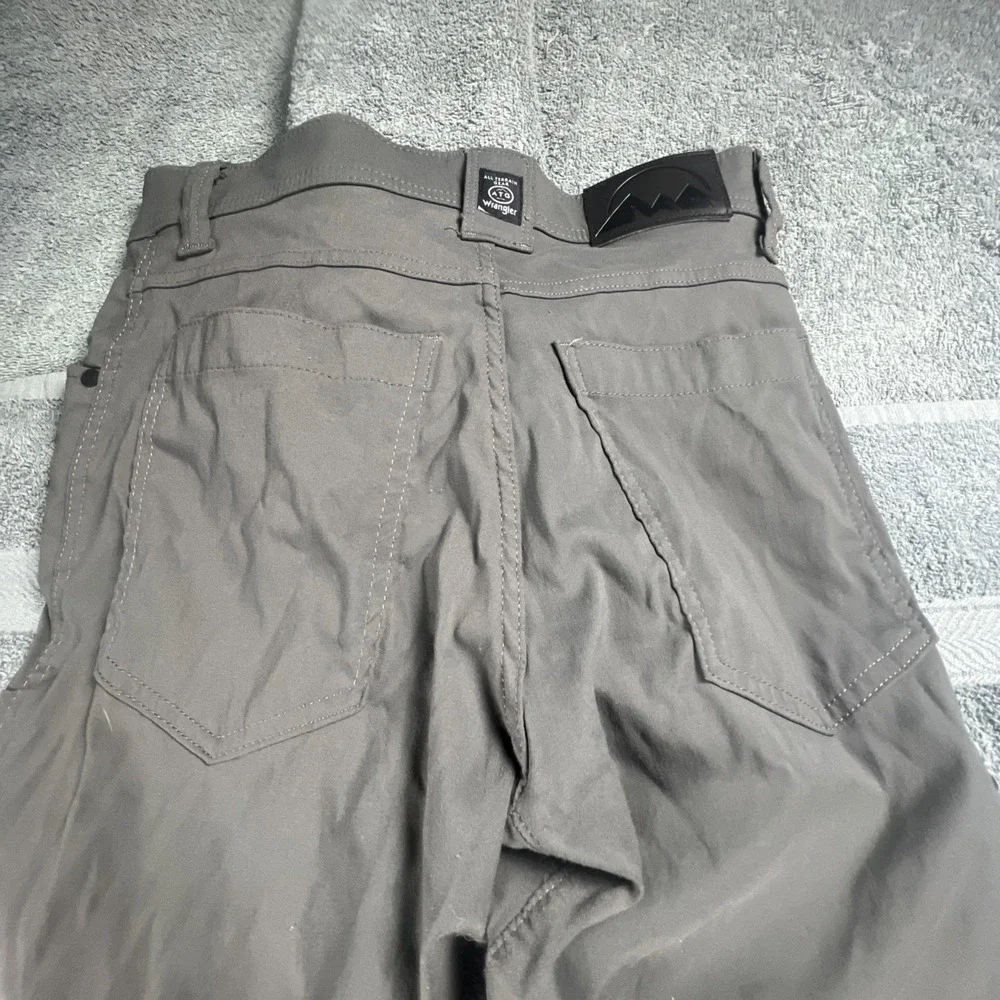 Wrangler ATG Mens Gray All Terrain Gear Pants 30x32 Stretch Nylon Outdoor Hiking - Picture 8 of 10